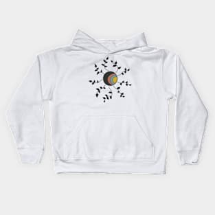 Boho Flower Sun Kids Hoodie